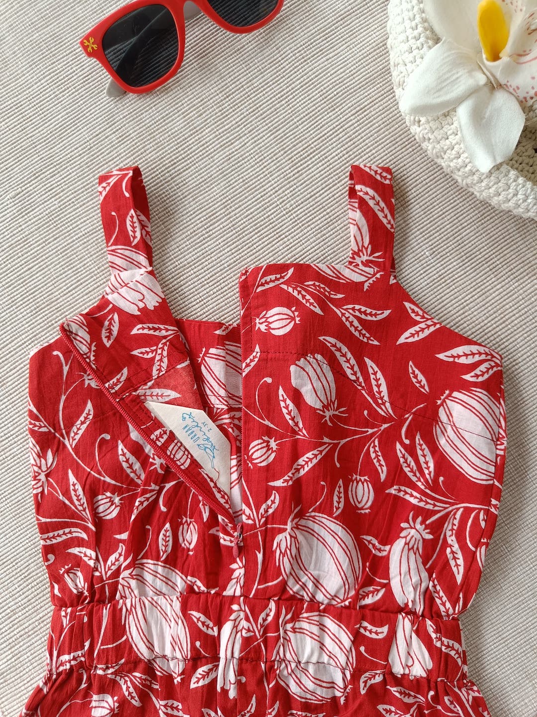 Crimson Garden Jumpsuit
