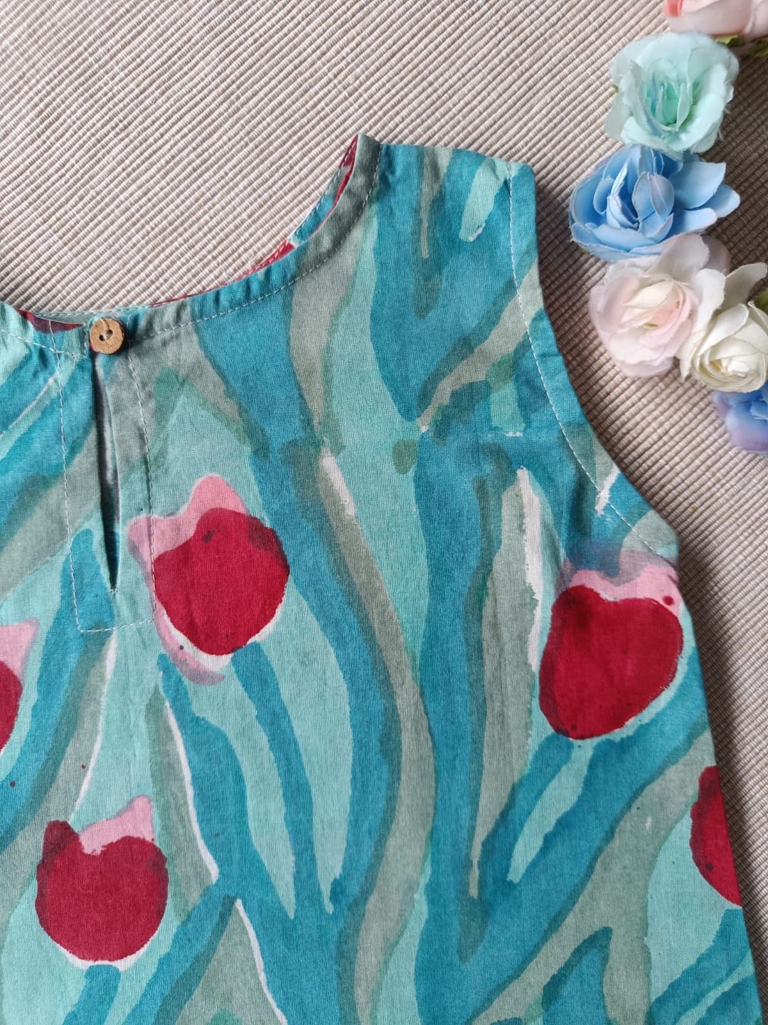 Tulip Trails A-line Dress-Top
