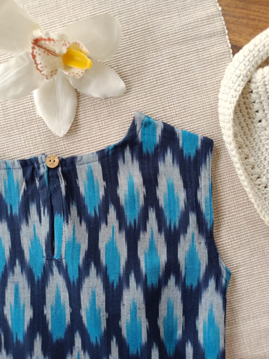 Blue Ziggy Half Co-ord Set