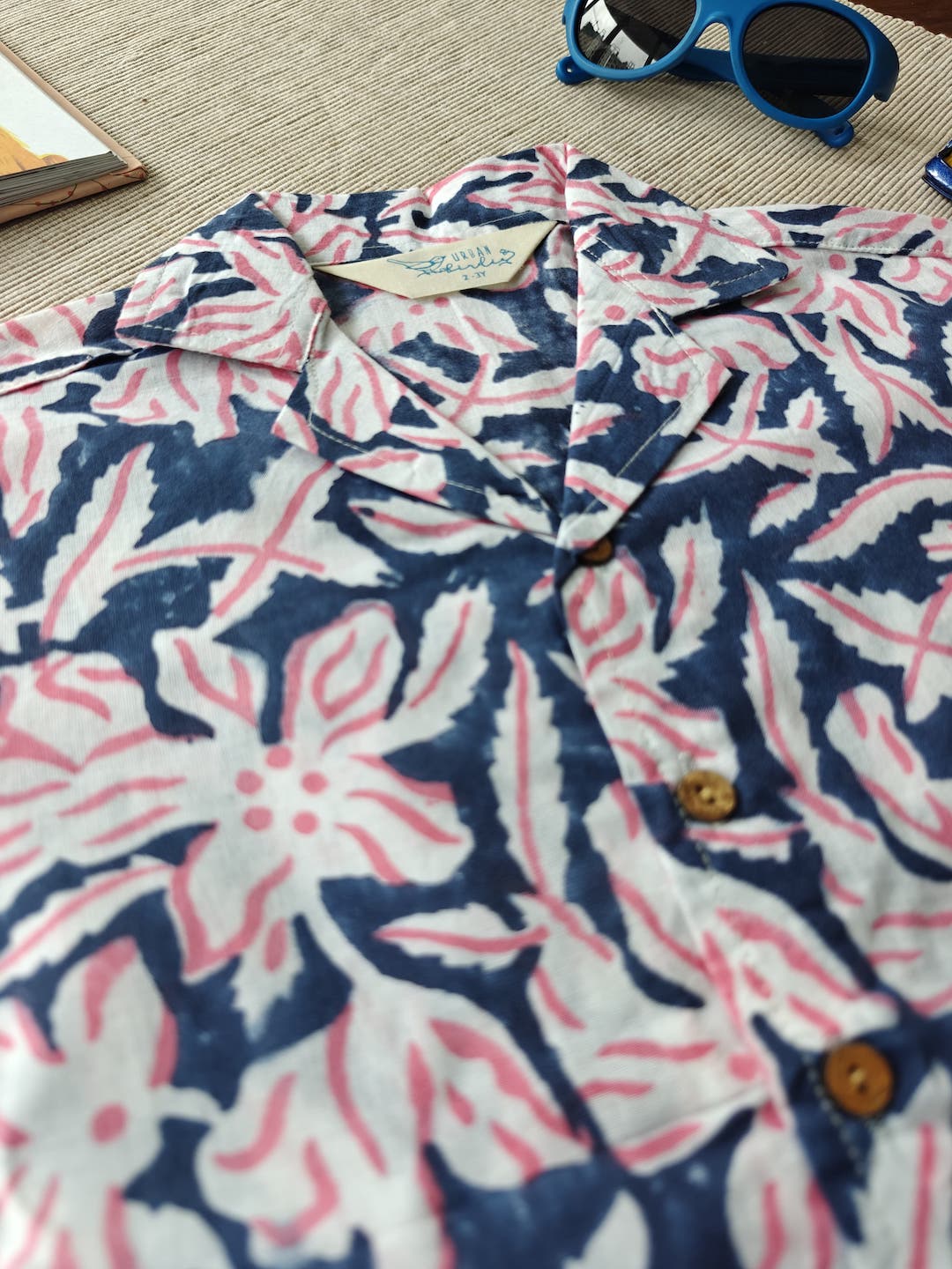 Jungle Jive Cuban Collar Boy's Shirt