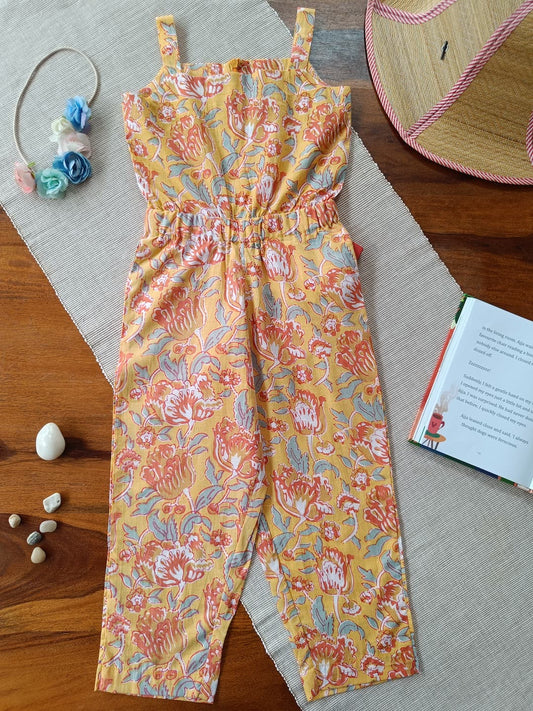Mustard Bloom Jumpsuit