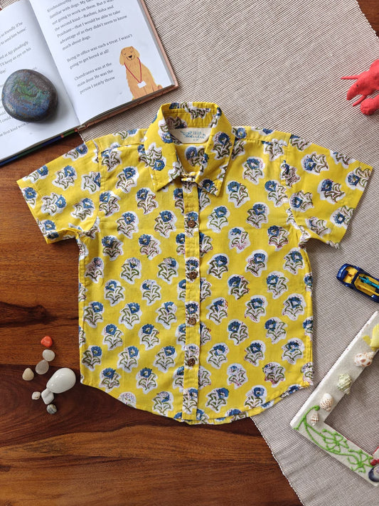 Sunshine bloom regular Collar Boy's Shirt