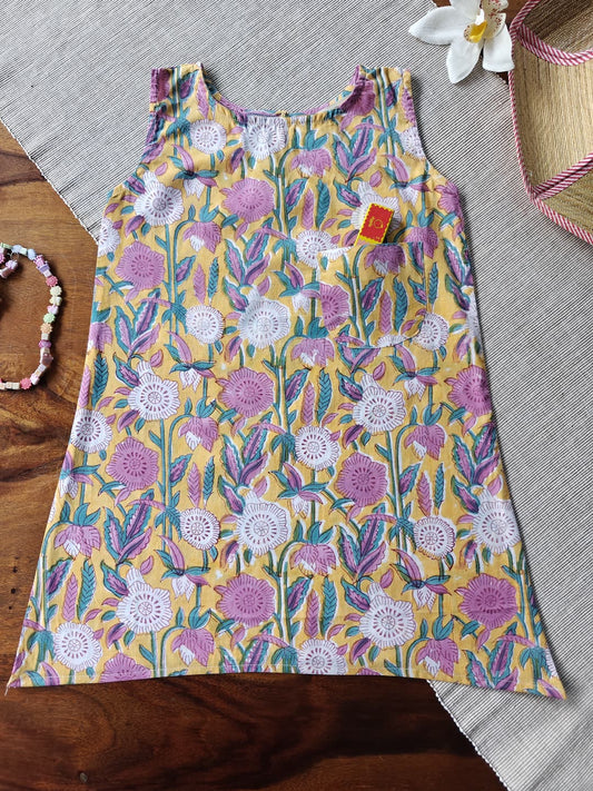 Sunshine Garden A-line Dress Top